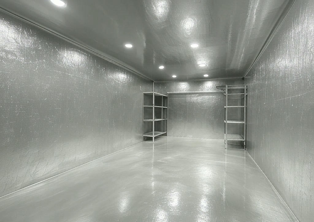 Residential House Epoxy Garage Floor Coating